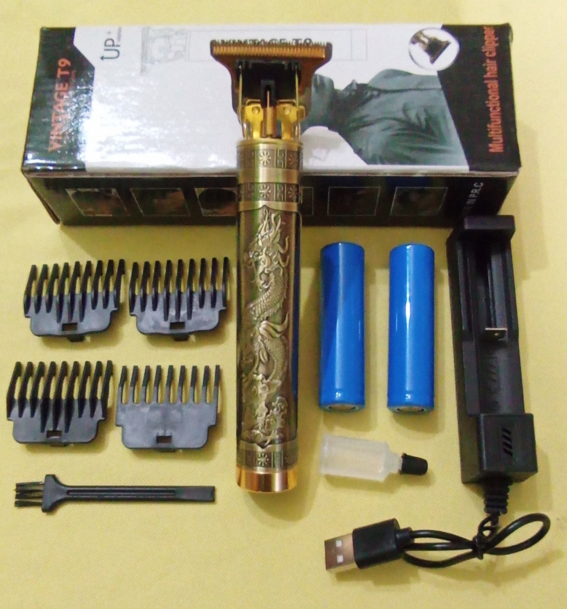 ডাবল ব্যাটারি সহ Vintage T9 ট্রিমার